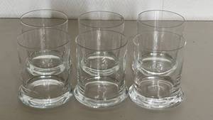 Dansk Designs France Old Fashioned Glasses Set of 6 Heavy Base