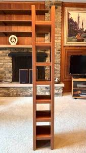 Teak Free-Standing CD Shelf Unit