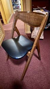 Set of 5 Vintage Coronet Wonderfold Folding Chairs Style 222