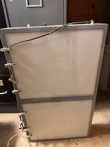 Vintage Illuminated X-Ray Film Viewer Light Box Wall Mount Panel