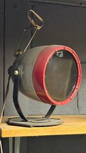Vintage Kodak Darkroom Safelight Lamp w OC Filter Red Metal Housing