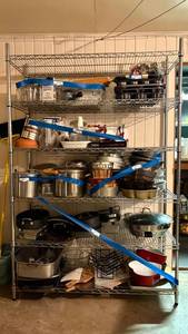 Metro 6-Tier Chrome Wire Shelving Rack Commercial Storage Unit