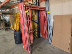 Warehouse Rack Components Mixed Lot