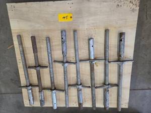 Steel Screw Jack Posts (Lot of 8)