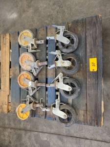 Industrial Caster Wheels (Lot of 8)