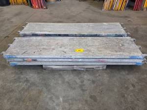 Aluminum Scaffold Planks (Lot of 2 Bundles)