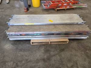 Aluminum Scaffold Plank Stack