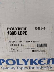 Polyken 100D LDPE Tape Rolls 48mm X 33m (24 Rolls)