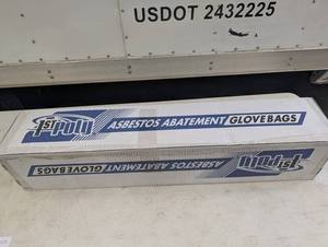 1st Poly 1639-5725 Asbestos Abatement Glove Bags 6 Mil