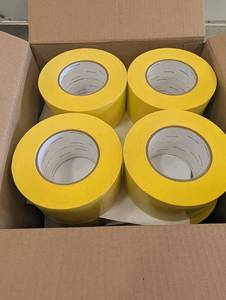 152609 Yellow Tape 72mm X 55m (Lot of 16)