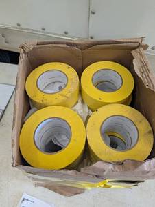 Yellow Tape Rolls (Lot of 16)