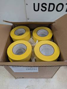 Yellow Masking Tape 48mm X 55m (Lot of 24)