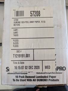 Dumond 57208 1024 Peel Away Paper 10 Sq Meters