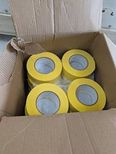 Yellow Tape Rolls 48mm X 55m Case of 24