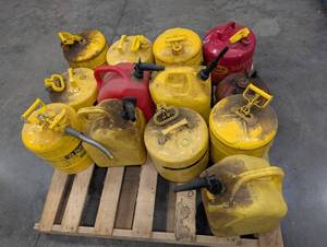 Assorted Gas Cans & Fuel Jugs (Lot of 11)