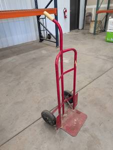 Red Steel Hand Truck