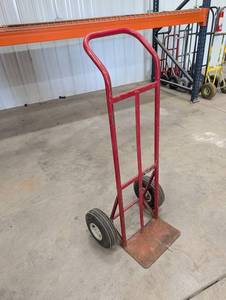 Red Steel Hand Truck