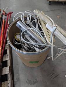 Assorted Power Strips and Extension Cords Mixed Lot
