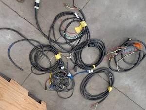 Mixed Electrical Cord & Connector Lot