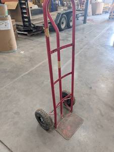 Steel Hand Truck With Pneumatic Tires