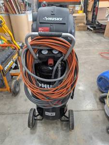 Husky 27 Gallon 200 PSI Portable Air Compressor Tested Working