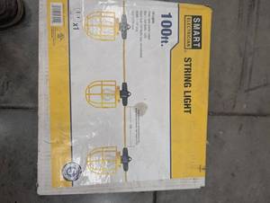 Smart Electrician 100 Ft String Light Set 10 Lights