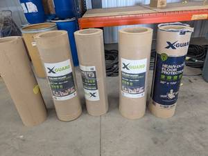 X-guard A20719 Builder Board Floor Protection Rolls (Lot of 5)