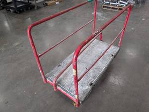Industrial Platform Cart With Rails