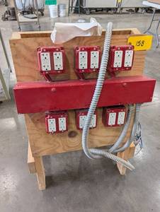 Custom Receptacle Panel With 6 Duplex Outlets