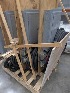 3 Electrical Panels With Cable Assemblies