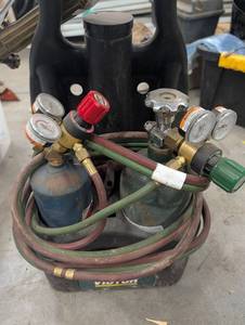 Victor Oxy-Acetylene Torch Outfit With Cart