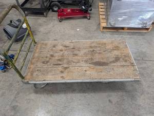 Industrial Wooden Platform Cart