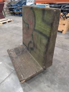 Carpeted Rolling Panel on Casters