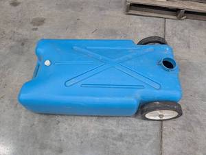Blue Rolling Plastic Water Tank
