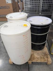 Plastic Drums (Lot of 3)