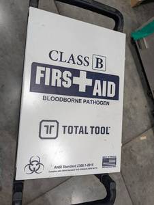 Total Tool Class B First Aid Cabinet