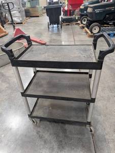 3-Shelf Utility Cart With Casters