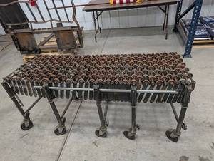 Expandable Gravity Roller Conveyor Section