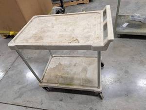 Rolling Two-Shelf Utility Cart