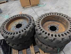 Demolition Skid loader Wheels (Lot of 4)