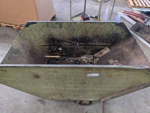 Industrial Steel Dump Hopper Cart