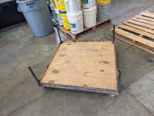 Industrial Steel Platform Cart With Casters