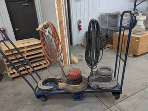 Industrial Cart (scrubbers Not Included)