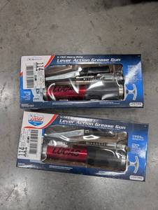 Lucas X-tra Heavy Duty Lever Action Grease Guns (Lot of 2)
