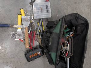 Apex Drive Bit Set, Tool Bag & Hand Tools Mixed Lot