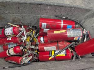 Assorted Fire Extinguishers Mixed Lot