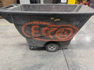 Industrial Rolling Hopper Cart