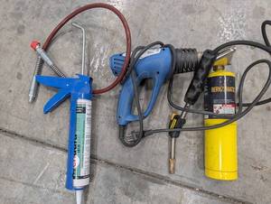 Caulk Gun, Heat Gun & Bernzomatic Torch Mixed Lot