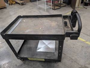 Rubbermaid Commercial Products 2-Shelf Utility Cart