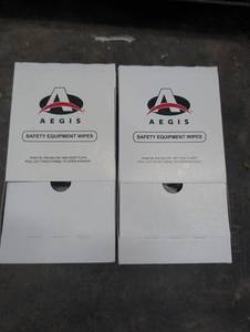 Aegis Safety Equipment Wipes (Lot of 2)